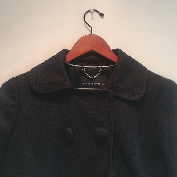 Banana Republic double breasted pea coat, size M - Picture 14 of 16